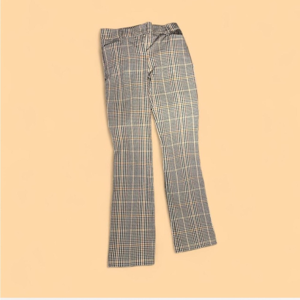 New York & Company Tan and Black Chinos Timeless Elegance